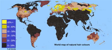 country with the most blondes|Hair Color by Country 2024 .